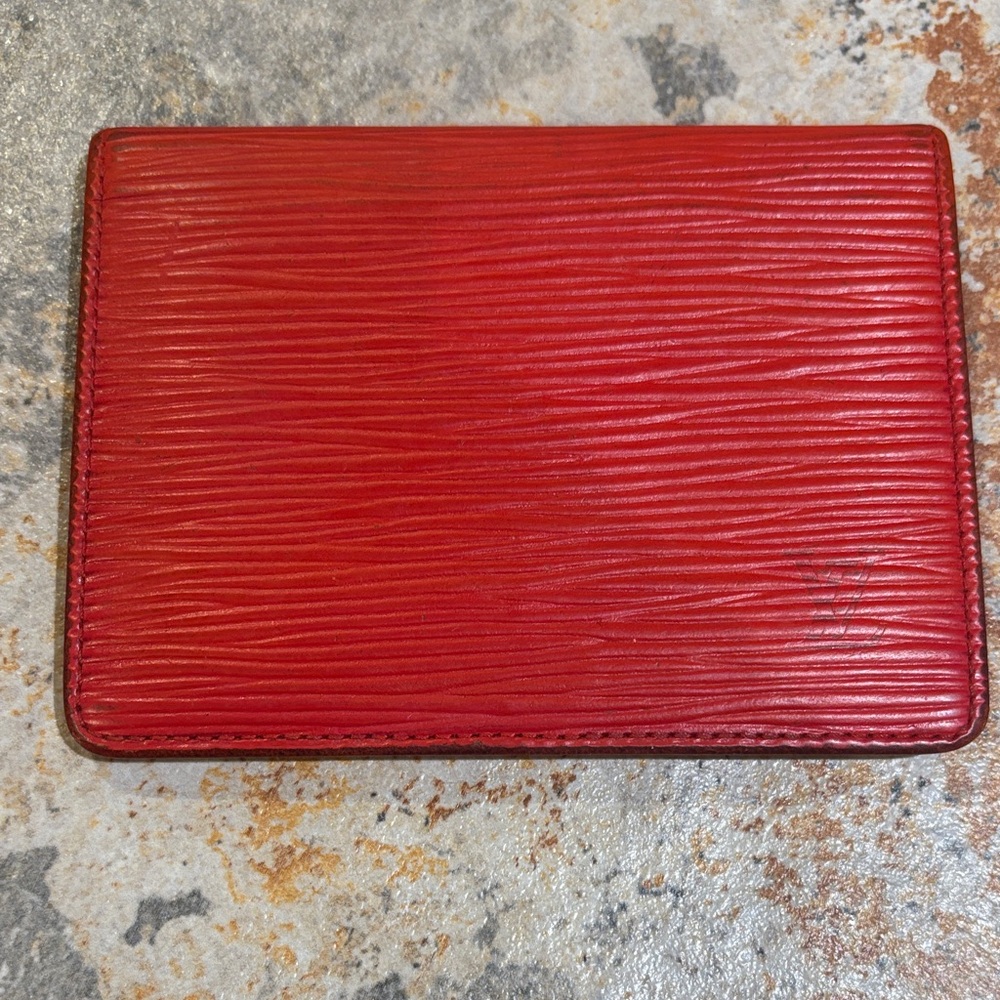 Louis Vuitton Epi  Leather Wallet